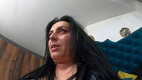 dirty-talking while masturbating and licking sex-toy pussy 263-preview