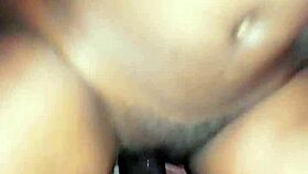 hot girl pussy destroyed by big dick as she came back to visit me in my ghetto