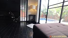 i love how this skinny tight pussy filipina takes it rough and begs for creampie