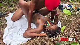 sins city outdoor sex with nixie and noni, horny ebony milfs 😈