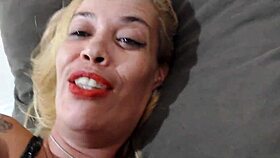 Blonde with tattoo gets pov assfucking fetish