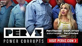 Milf learns submission to principal's big dick at work