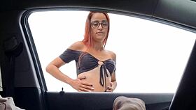 i stopped the car, exposed myself, and asked the redhead for directions