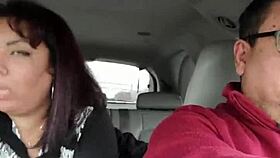 getting fucked by a stranger in the backseat while my wife drives 😈