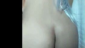 Hermosa chica with big tits and perfect ass sucks cock and breaks condom