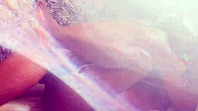 Ebony babe celebrates Christmas vigil night