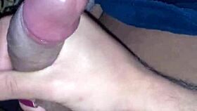 transvestite jerks off and cums in hot scene