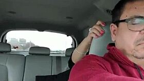 getting fucked by a stranger in the backseat while my wife drives 😈