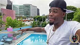 Rome major and kaden kole engage in an interracial scene