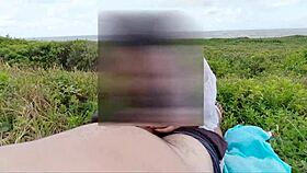 quickie on the beach in public with some juicy licking 😏