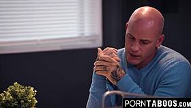 pierced nipples hottie gets doggystyle fuck after sloppy deepthroat