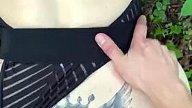 i'm a milf giving my big ass in the woods for hot sex