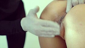 Latina Gwen dives into mom's boyfriend's ass for anal creampie