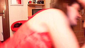 your dirty stepmom shows how to use a latex doll for masturbation 😈