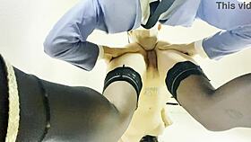 Briseida Myers In Stockings At Home