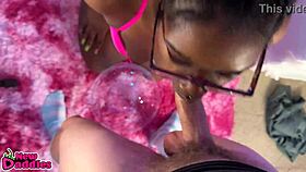 Black 28 ~ pov ebony babe slurping white meat asmr blowjob