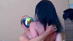 black stockings and sexy wife in amateur homemade video 😍