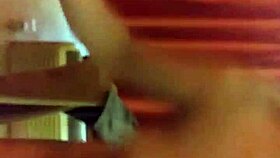 Riding a massive black cock