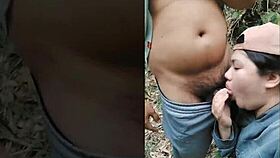 outdoor blowjob is my favorite, she screams