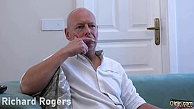 lucky grandpa fucks hot brunette and gets sloppy blowjob 😍