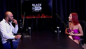 Bruna Ferrari Watch On Sheer Red, Outdoor Challenge.