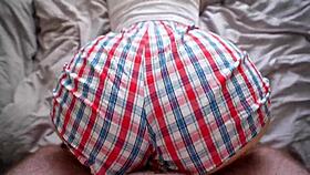 Convinced My Step Sister To Have Sex And Fucked Her Without Taking Off My Shorts