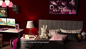 Let's Play Doll House with Big Tits and Monster Cock