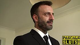 Oh, Classy Bitch Spanked in Stockings During Rough Sex!