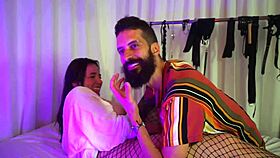 A Hot Girl Teases In Fishnets Before Cipriani Orally Pleasures Her Pussy.