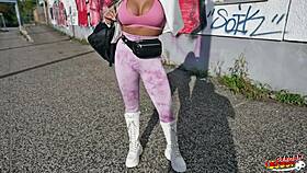 OMG, check out this German scout picking up big tits fitness model Glory Cat for a wild casting fuck! 🔥