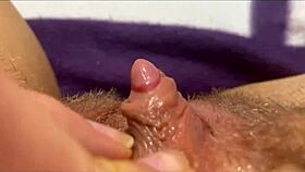 i can't believe how intense this big clit orgasm feels up close