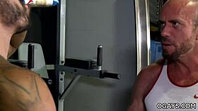 gay anal fun with big cock in locker room