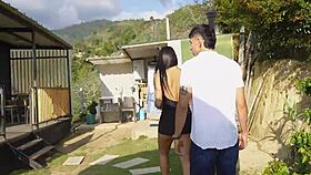 lele mantilla, the colombian girl, deepthroats and rides her client's monster cock