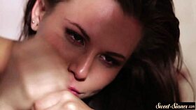 Classy teen masseuse surprises with deepthroating, blending taboo and erotic pleasure