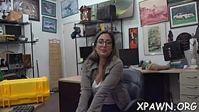 A Good Tight Body Gets Bare for Blowjobs and Gangbang Fucking in a Shop Reality Video