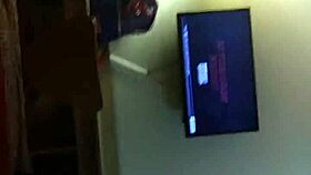 Riding a massive black cock