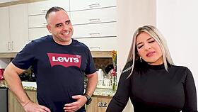 i discover stepsister fucking step daddy in kitchen, we have group threesome, naty delgado blaze ranger xavi