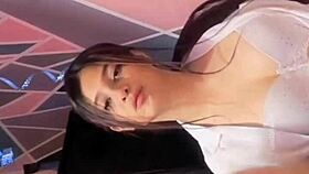 College Girl Rocks Her Dildo Play