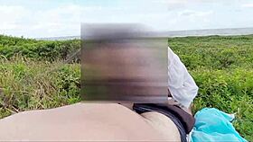 quickie on the beach in public with some juicy licking 😏