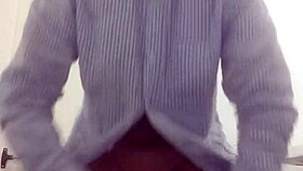 European Amateur RIPS Clothes Off In Intense STRIPTEASE