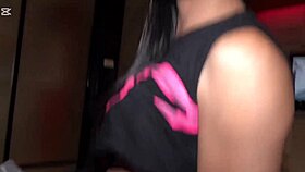 why does the thai ladyboy suck cock and fuck her client outdoors?