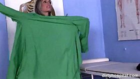 Doctor gives the best pussy exam with roleplay and strapon