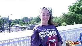 alia star's first anal with huge cock in nylon