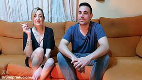 stranger fucks me in front of husband, humiliating the cuckold