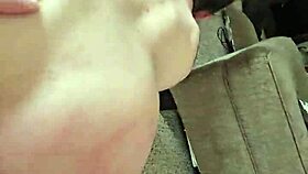 Stepsister begs for cum and swallows with smile