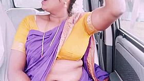 Indian Maid Engages In Car Sex With Dirty Talk In Telugu