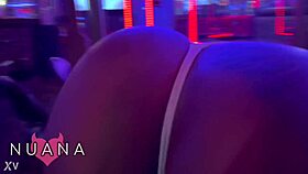 Juice Feels Emotional Dancing Striptease With Clothes Ripped On Big Ass