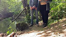 Can you believe this amazing handjob from mother-in-law?