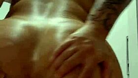 Young girl flashes in public exhibition