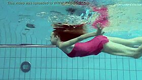 Anna Netrebko Enjoys Softcore Underwater Swimming